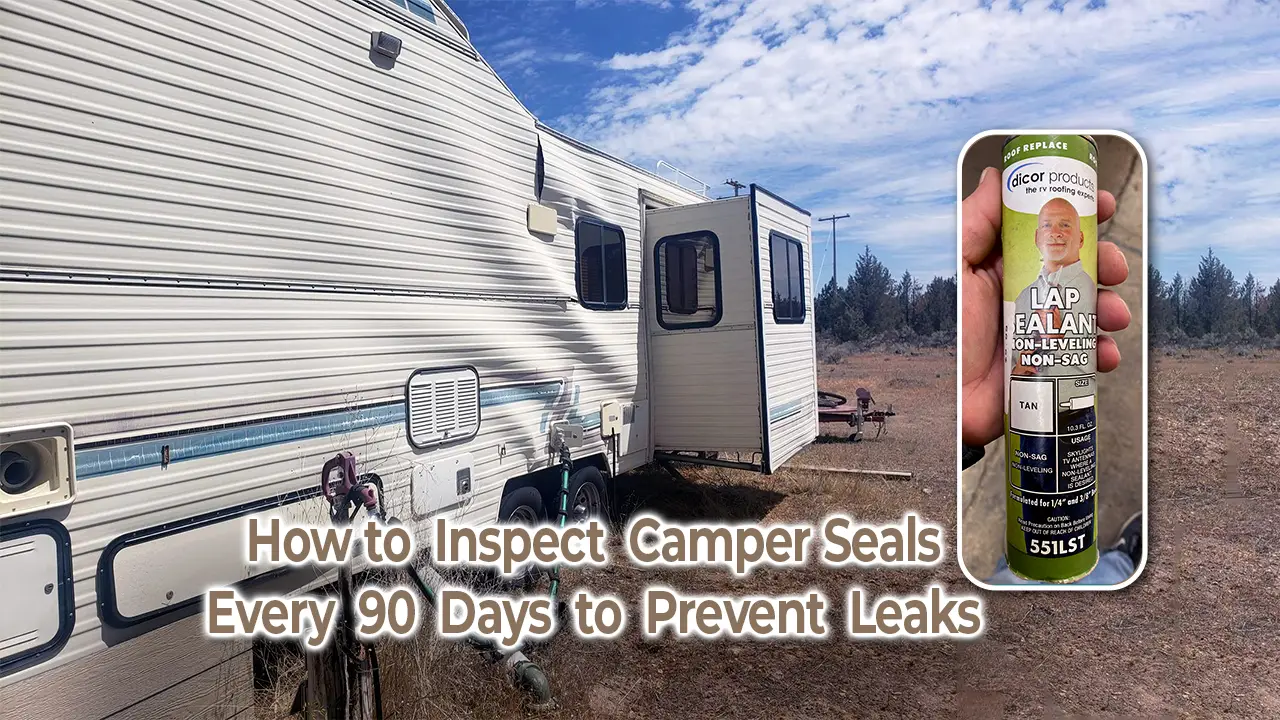 HOW TO INSPECT CAMPER SEALS EVERY 90 DAYS TO PREVENT LEAKS